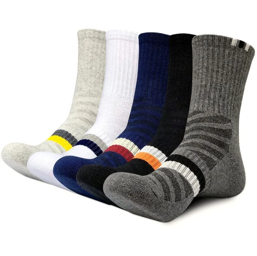 He18b2822581c4c79b2c934c013a39bbfb.webp Cotton Crew Cushion Athletic Socks Breathable Moisture Control Running Socks Sports Socks for Men Women - Image 1